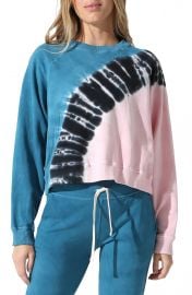 Electric  amp  Rose Ronan Crest Tie Dye Pullover   Nordstrom at Nordstrom